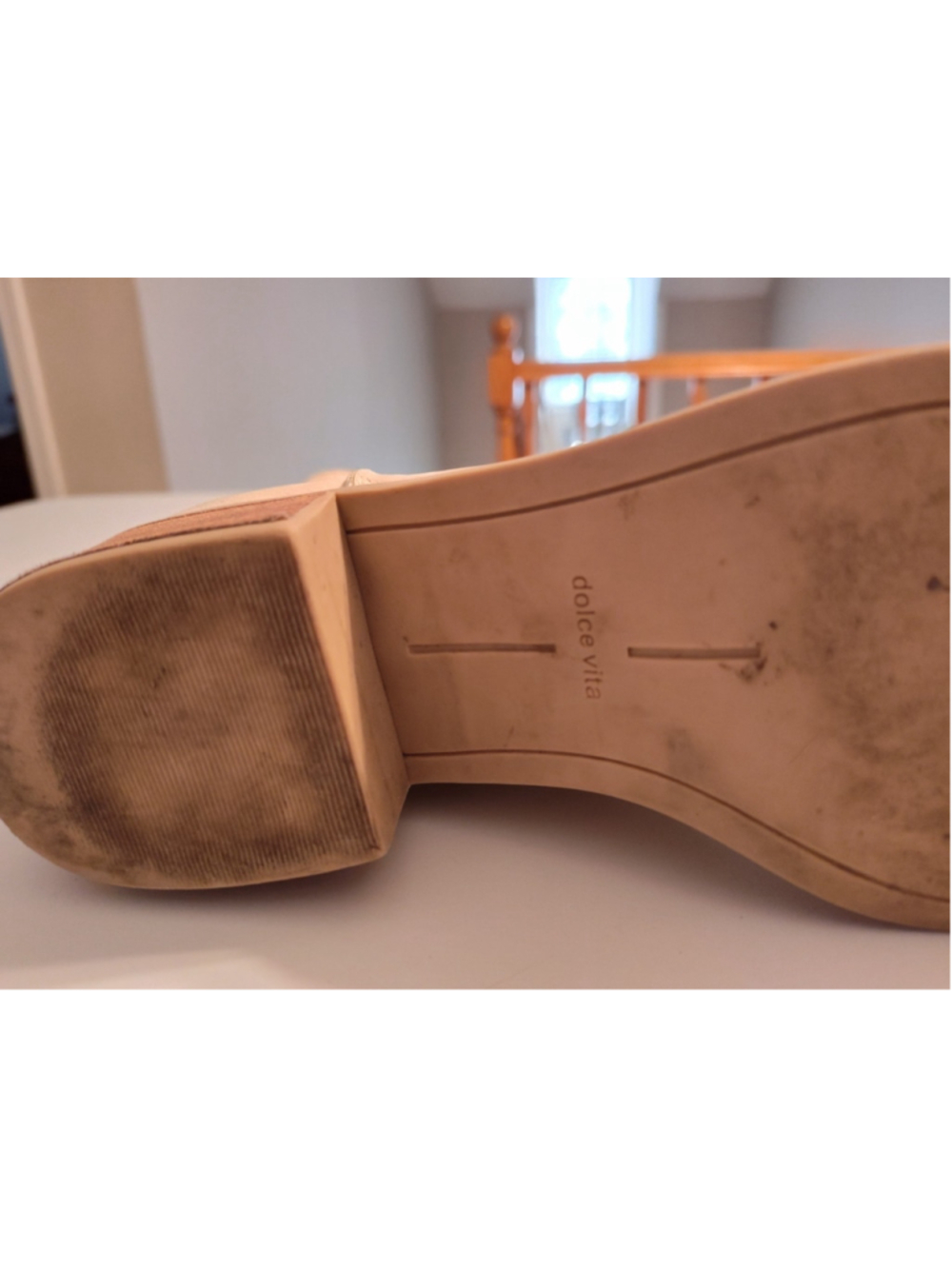 Dolce Vita Brazilian leather women's ankle boots bone color SZ 8.5 - Picture 9 of 16